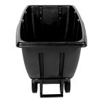 Vestil TDT-50-HD-BLACK 0.5 Cu. Yd. Black Heavy-Duty Bulk Tilt Truck - 1,400 lb. Capacity Vestil TDT-50-HD-BLACK 0.5 Cu. Yd. Black Heavy-Duty Bulk Tilt Truck - 1,400 lb. Capacity