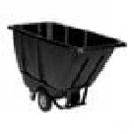 Vestil TDT-50-HD-BLACK 0.5 Cu. Yd. Black Heavy-Duty Bulk Tilt Truck - 1,400 lb. Capacity Vestil TDT-50-HD-BLACK 0.5 Cu. Yd. Black Heavy-Duty Bulk Tilt Truck - 1,400 lb. Capacity