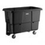 Lavex 27 Cubic Foot Black Towable Cube Truck (1200 lb. Capacity) Lavex 27 Cubic Foot Black Towable Cube Truck (1200 lb. Capacity)