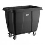 Lavex 27 Cubic Foot Black Towable Cube Truck (1200 lb. Capacity) Lavex 27 Cubic Foot Black Towable Cube Truck (1200 lb. Capacity)