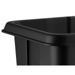 Lavex 27 Cubic Foot Black Towable Cube Truck (1200 lb. Capacity) Lavex 27 Cubic Foot Black Towable Cube Truck (1200 lb. Capacity)