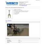 Wesco Industrial Products 272747 Deluxe Adjustable Pallet Truck with 16