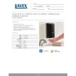 Lavex 34 fl. oz. (1,000 mL) Black Automatic Foaming Soap / Sanitizer Dispenser