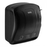 Lavex 34 fl. oz. (1,000 mL) Black Automatic Foaming Soap / Sanitizer Dispenser