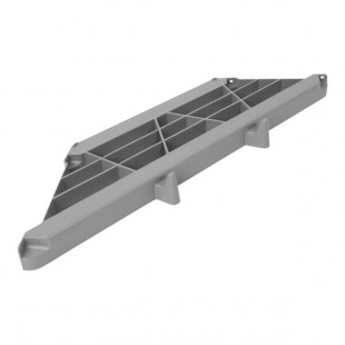 PolyJohn Fleet Series SU3-0001F Pewter Gray Convenience Shelf PolyJohn Fleet Series SU3-0001F Pewter Gray Convenience Shelf