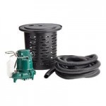 Zoeller 138-0001 Crawl Space Sump System with M98 Pump, Hose, and Tank Assembly - 115V