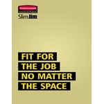 Rubbermaid® 1971258 Gray 64 Qt. / 16 Gallon Slim Jim Rectangular Trash Can
