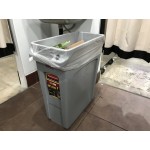 Rubbermaid® 1971258 Gray 64 Qt. / 16 Gallon Slim Jim Rectangular Trash Can