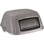 Toter SOL35-00GST Graystone Square Open-Top Lid for 35 Gallon Slimline Trash Cans Toter SOL35-00GST Graystone Square Open-Top Lid for 35 Gallon Slimline Trash Cans