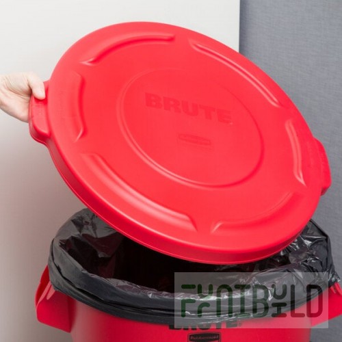 Rubbermaid® FG261960RED BRUTE 20 Gallon Red Round Trash Can Lid