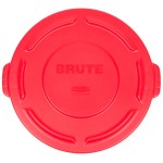 Rubbermaid® FG261960RED BRUTE 20 Gallon Red Round Trash Can Lid