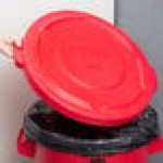 Rubbermaid® FG261960RED BRUTE 20 Gallon Red Round Trash Can Lid