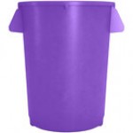 Carlisle 84103209 Bronco 32 Gallon Green Round Trash Can