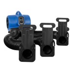 XPOWER X-800TF-MDK 3-Speed Cage Dryer with Multiple Drying Hose Kit, Timer, and Filters - 3,200 CFM; 115V XPOWER X-800TF-MDK 3-Speed Cage Dryer with Multiple Drying Hose Kit, Timer, and Filters - 3,200 CFM; 115V