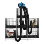 XPOWER X-800TF-MDK 3-Speed Cage Dryer with Multiple Drying Hose Kit, Timer, and Filters - 3,200 CFM; 115V XPOWER X-800TF-MDK 3-Speed Cage Dryer with Multiple Drying Hose Kit, Timer, and Filters - 3,200 CFM; 115V