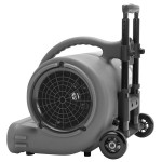 B-Air VP-50H Vent Gray 2-Speed Air Mover with Handle and Wheels - 1/2 hp