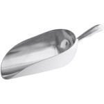 Choice 85 oz. One-Piece Aluminum Scoop