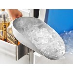 Choice 85 oz. One-Piece Aluminum Scoop