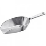 Choice 85 oz. One-Piece Aluminum Scoop
