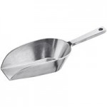 Choice 85 oz. One-Piece Aluminum Scoop
