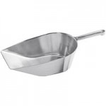 Choice 85 oz. One-Piece Aluminum Scoop