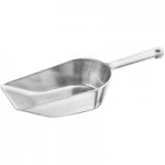 Choice 85 oz. One-Piece Aluminum Scoop
