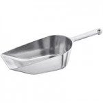 Choice 85 oz. One-Piece Aluminum Scoop