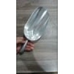 Choice 85 oz. One-Piece Aluminum Scoop