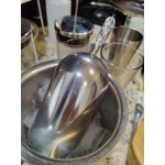Choice 85 oz. One-Piece Aluminum Scoop