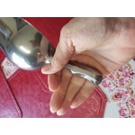 Choice 85 oz. One-Piece Aluminum Scoop