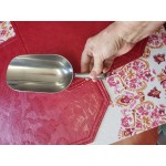 Choice 85 oz. One-Piece Aluminum Scoop