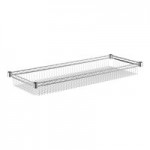 Regency Chrome Two Basket and One Shelf Utility Cart - 18 Regency Chrome Two Basket and One Shelf Utility Cart - 18