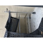 Regency Chrome Two Basket and One Shelf Utility Cart - 18 Regency Chrome Two Basket and One Shelf Utility Cart - 18