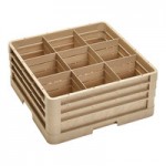 Vollrath CRF Traex® 9 Compartment Full-Size Beige Closed Wall Glass Rack Extender Vollrath CRF Traex® 9 Compartment Full-Size Beige Closed Wall Glass Rack Extender