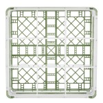 Vollrath 52763 Signature Full-Size Light Green 9-Compartment 7 11/16