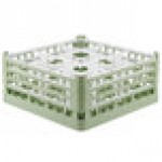 Vollrath 52763 Signature Full-Size Light Green 9-Compartment 7 11/16