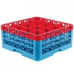 Carlisle RG25-514 OptiClean 25 Compartment Glass Rack with 5 Extenders Carlisle RG25-514 OptiClean 25 Compartment Glass Rack with 5 Extenders
