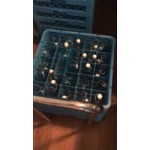 Carlisle RG25-514 OptiClean 25 Compartment Glass Rack with 5 Extenders Carlisle RG25-514 OptiClean 25 Compartment Glass Rack with 5 Extenders