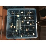 Carlisle RG25-514 OptiClean 25 Compartment Glass Rack with 5 Extenders Carlisle RG25-514 OptiClean 25 Compartment Glass Rack with 5 Extenders