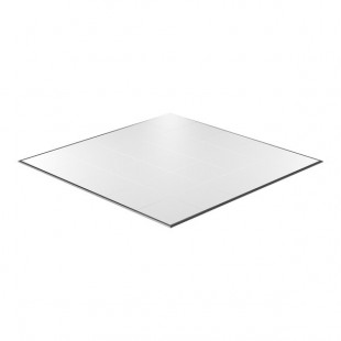California Portable Dance Floor 20' x 20' White Composite Laminate Portable Dance Floor with ADA-Compliant Edging