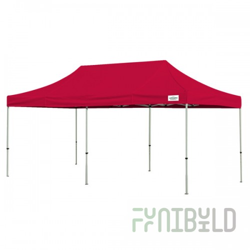 Caravan Canopy 22003105032 Aluma 20' x 10' Red Commercial Grade Instant Canopy Deluxe Kit
