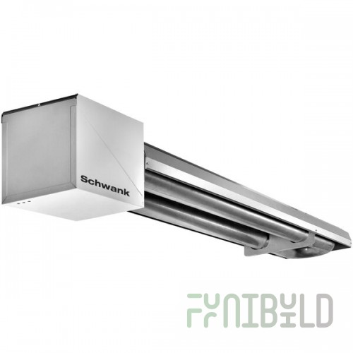 Schwank Stainless Steel Natural Gas Tube Heater - 40,000 BTU