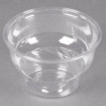 Fabri-Kal Indulge DE8 8 oz. Clear PET Sundae Cup - 1,000/Case