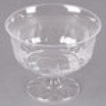 Fabri-Kal Indulge DE8 8 oz. Clear PET Sundae Cup - 1,000/Case