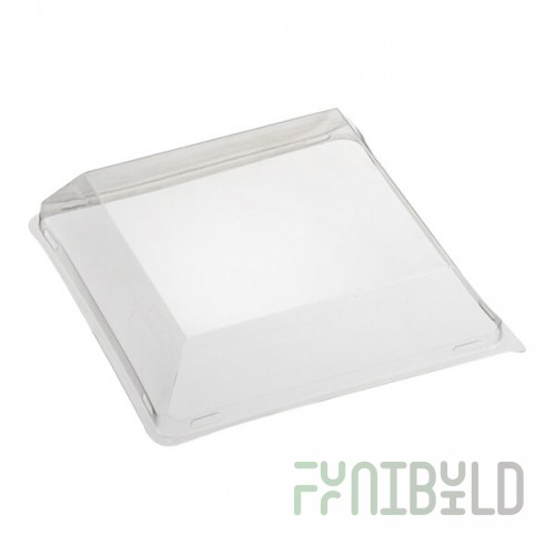 Solia Fluid PET Plastic Lid for 47.3 oz. Salad Bowl - 50/Case