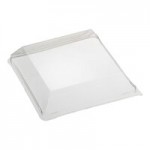 Solia Fluid PET Plastic Lid for 47.3 oz. Salad Bowl - 50/Case