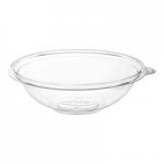 Visions Clear PET Plastic Dome Lid for 24 and 32 oz. Round Bowls - 100/Case