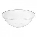 Visions Clear PET Plastic Dome Lid for 24 and 32 oz. Round Bowls - 100/Case