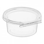 Inline Plastics 1-Compartment Tray Insert for Safe-T-Fresh 20, 24, 30, and 32 oz. Rectangular Hinged Containers - 432/Case