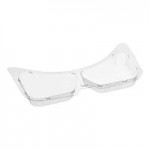 Inline Plastics 1-Compartment Tray Insert for Safe-T-Fresh 20, 24, 30, and 32 oz. Rectangular Hinged Containers - 432/Case